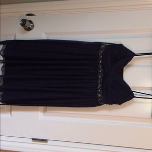 Purple mini Prom dress